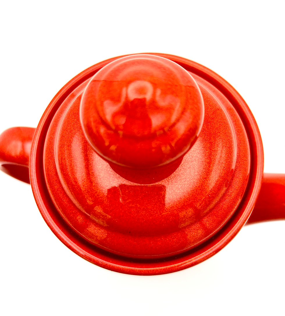 Thumbnail: Waechtersbach Coffee Pot Red with White Hearts