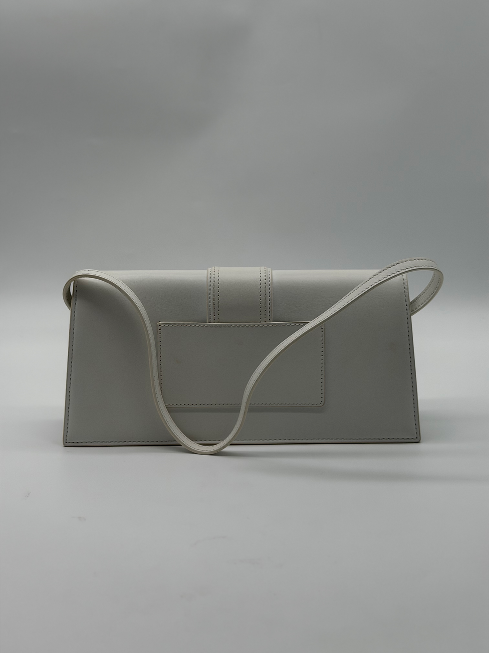 Thumbnail: Jacquemus White Le Bambino Long Shoulder Bag.
