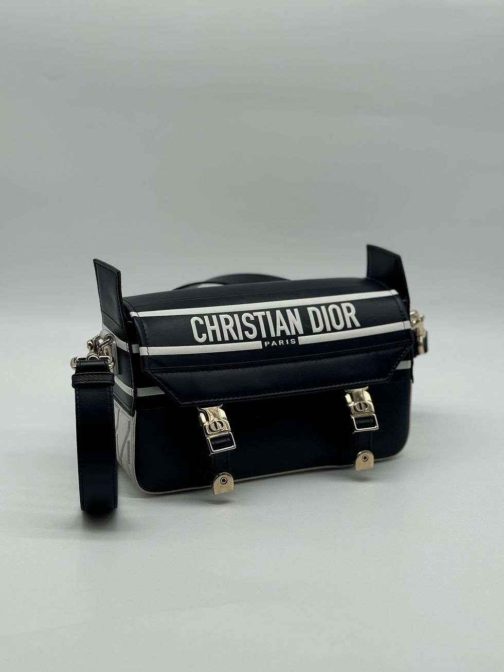 Thumbnail: Christian Dior Dior Camp Navy Bag.