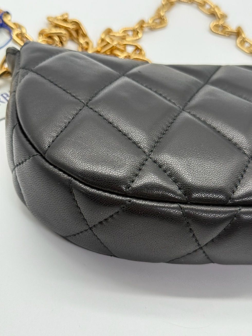 Thumbnail: Burberry Black Mini Rocking Horse Bag.