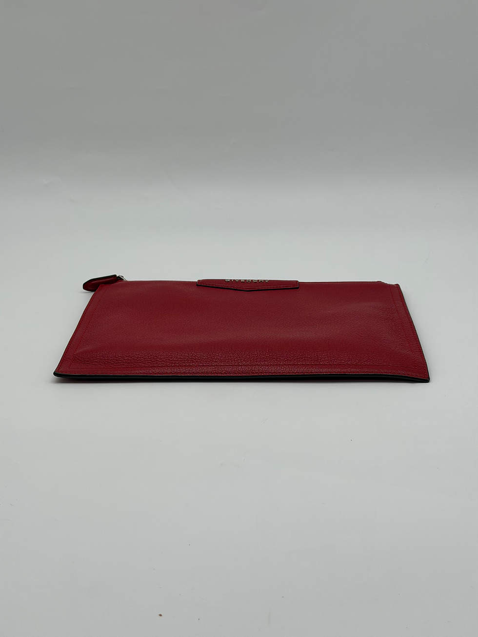 Thumbnail: Givenchy Red Antigona Pouch/Clutch.