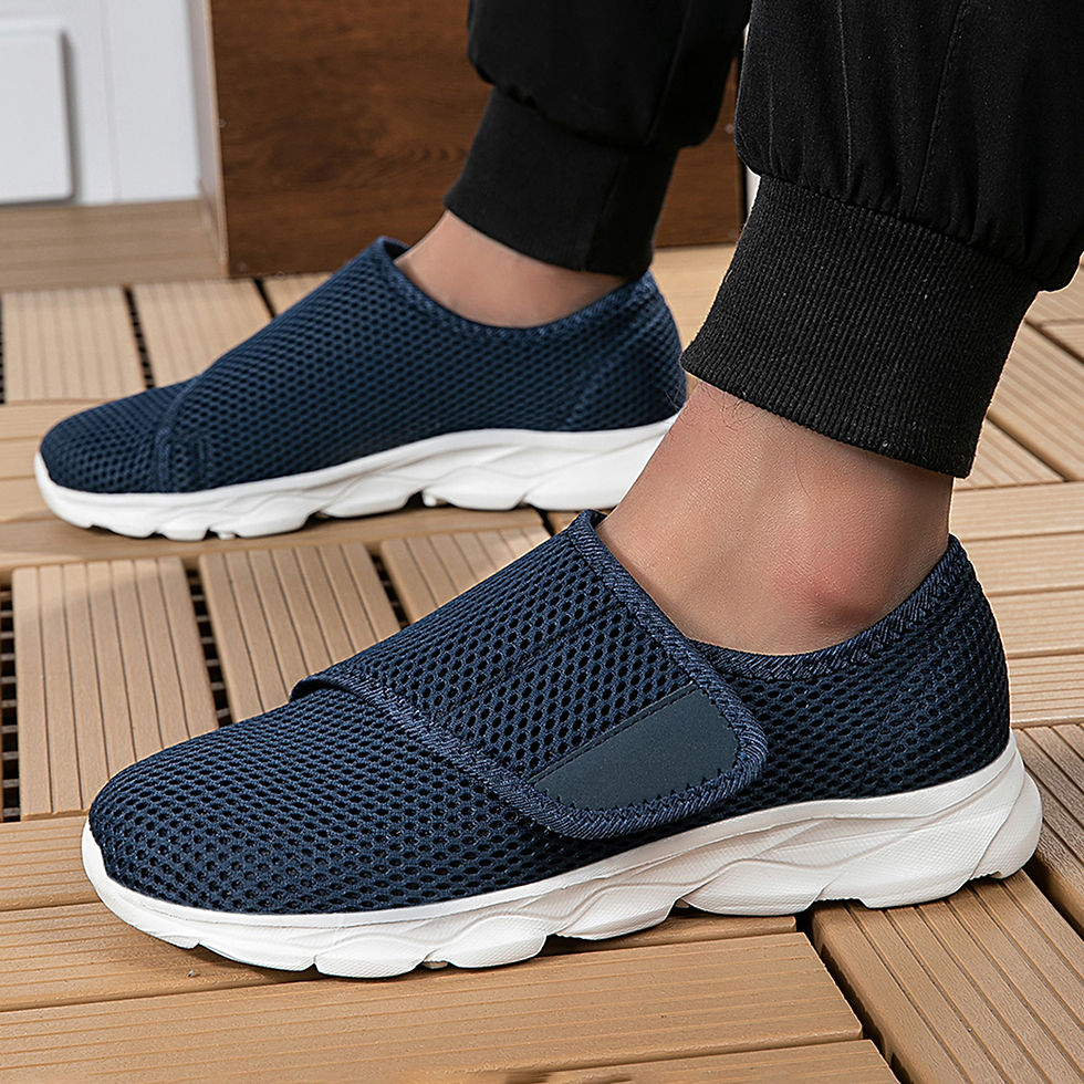 Thumbnail: New Casual Orthopedics Wide Feet Swollen Shoes Thumb Eversion Adjusting Soft Com