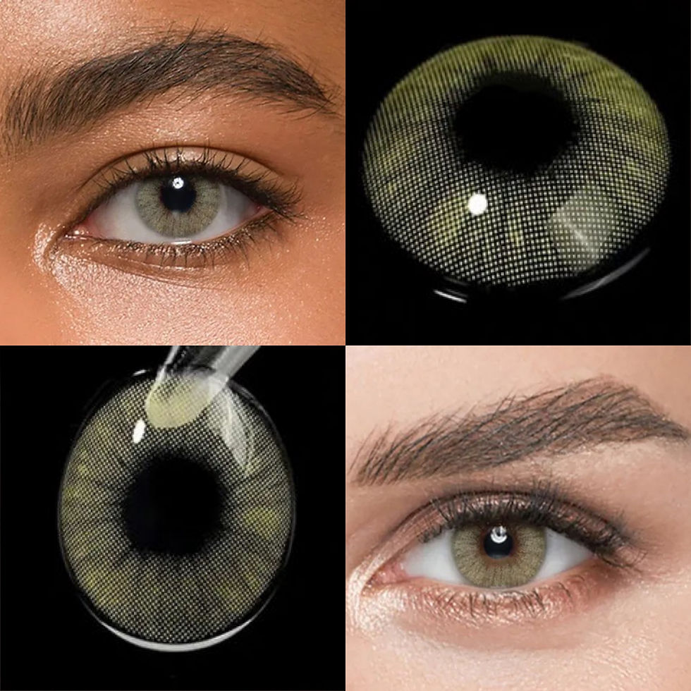 Thumbnail: VISUASHOW Hidrocor Colored Contact Lenses Myopia Prescription Half-Yearly Use Na