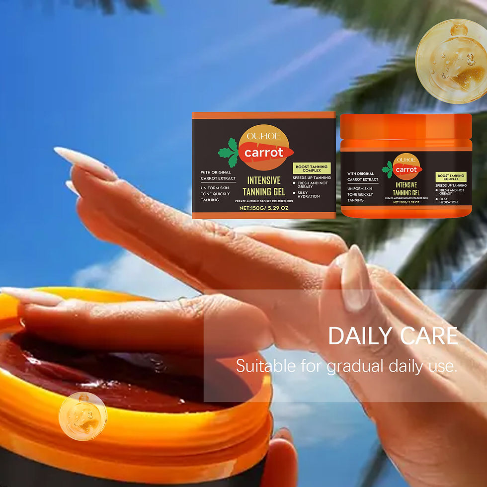Thumbnail: Carrot Tanning Gel Hydrating Lightweight Fast Absorbing Bronzing Gel Moisturizin