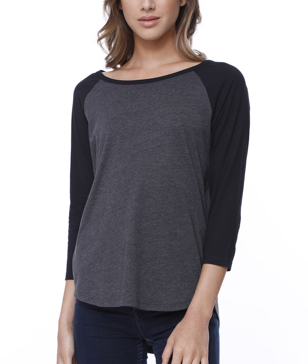 Thumbnail: STARTEE™ Drop Ship Ladies' Long-Sleeve Raglan