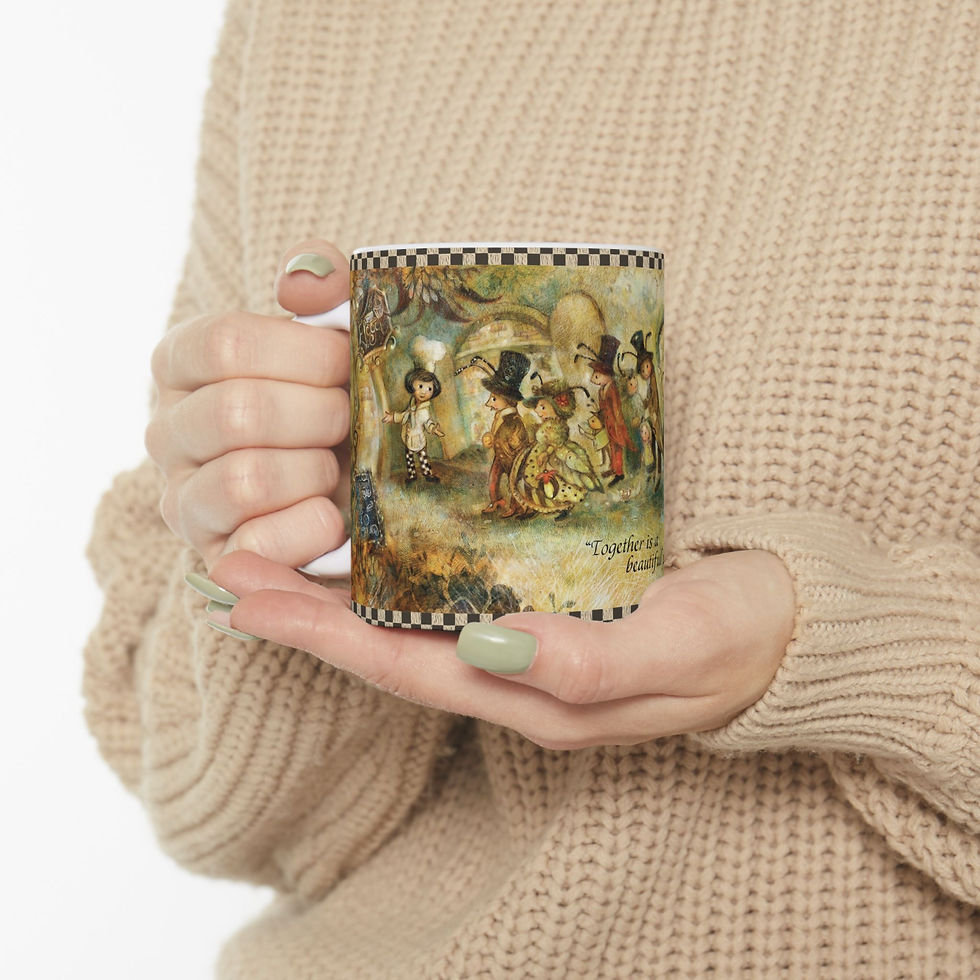 Thumbnail: Ceramic Mug - "Together is a beautiful place to be." 