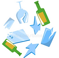 glass-waste-vector-isolated-collection-garbage-made-idea-rubbish-segregation-recycling-ind