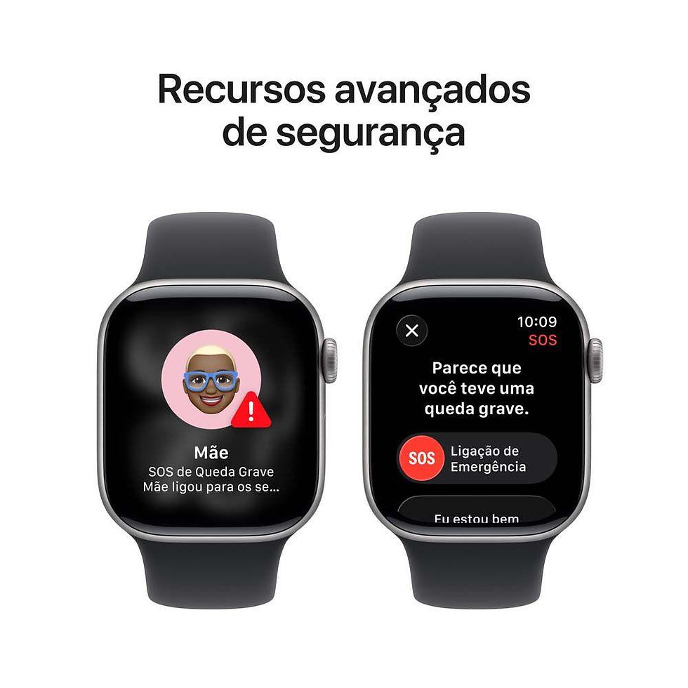 Miniature : Apple Watch Series 11 GPS Space Grey Box Aluminum 42mm Sports Bracelet Black M/G