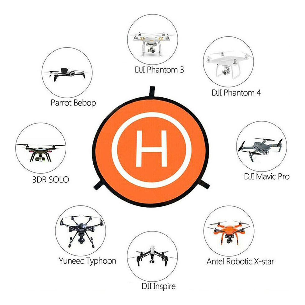 Miniatura: Land Pad Landing Track 75cm Compatible Glow Noit Drone Mini 4 Pro 3 Air 2S Mavic