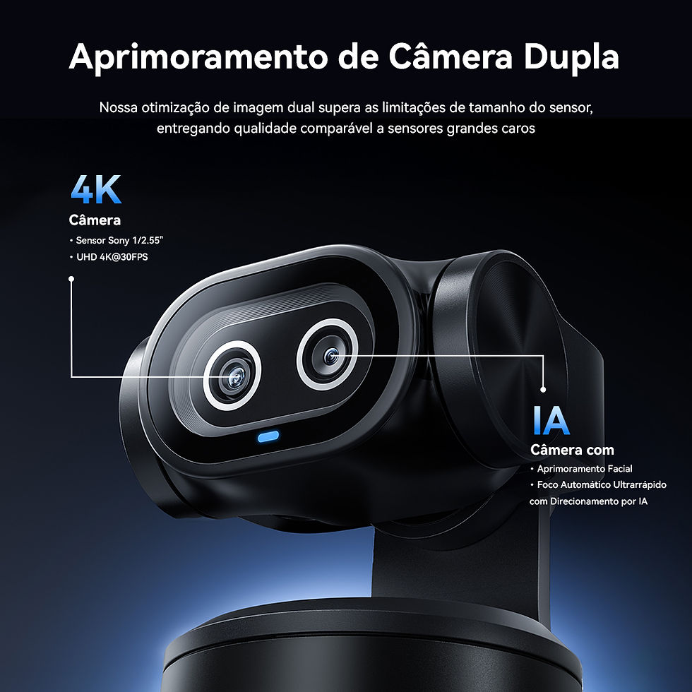 Miniature : PTZ Camera EMEET PIXY Dual-Camera AI Tracking Webcam 4K Gesture Control Web Came