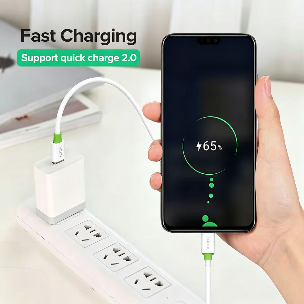 Miniatura: Micro USB Cable 1M, Fast Charging Data Cord for Samsung Xiaomi LG Android Tablet