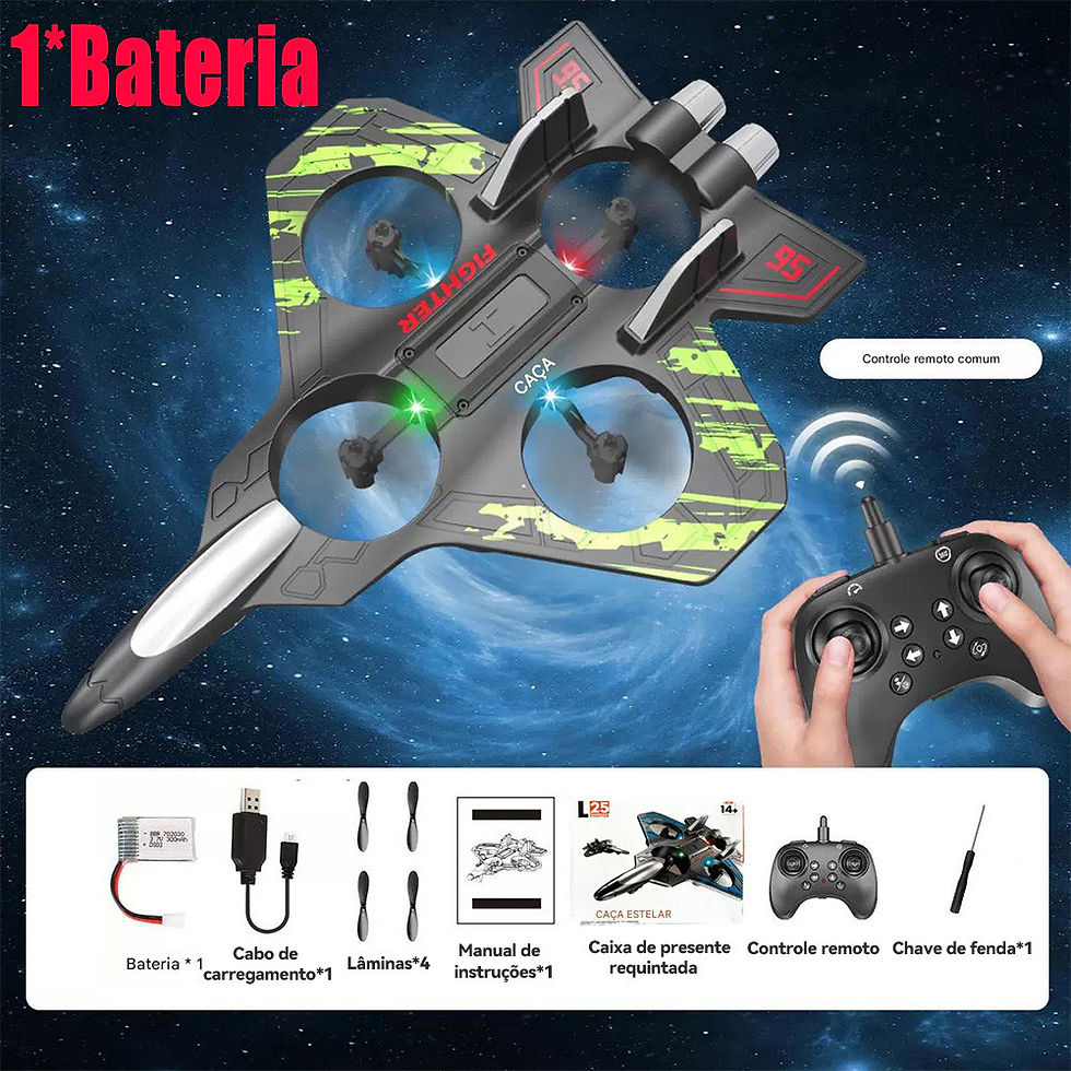 縮圖：Drone Aéreo 4 Motores Alta Performance Sistema 2.4GHz Anticolisão Design Resis