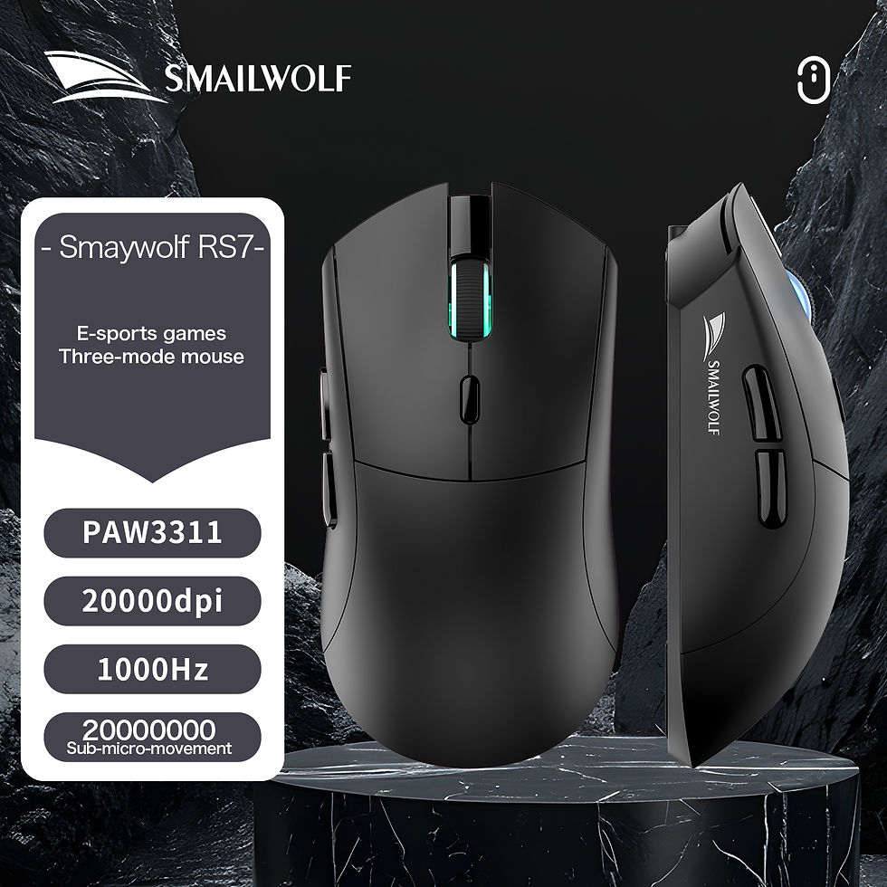 Миниатюра: SMAILWOLF RS7 Bluetooth Wireless Mouse Three-Mode Gaming Notebook Desktop Comput