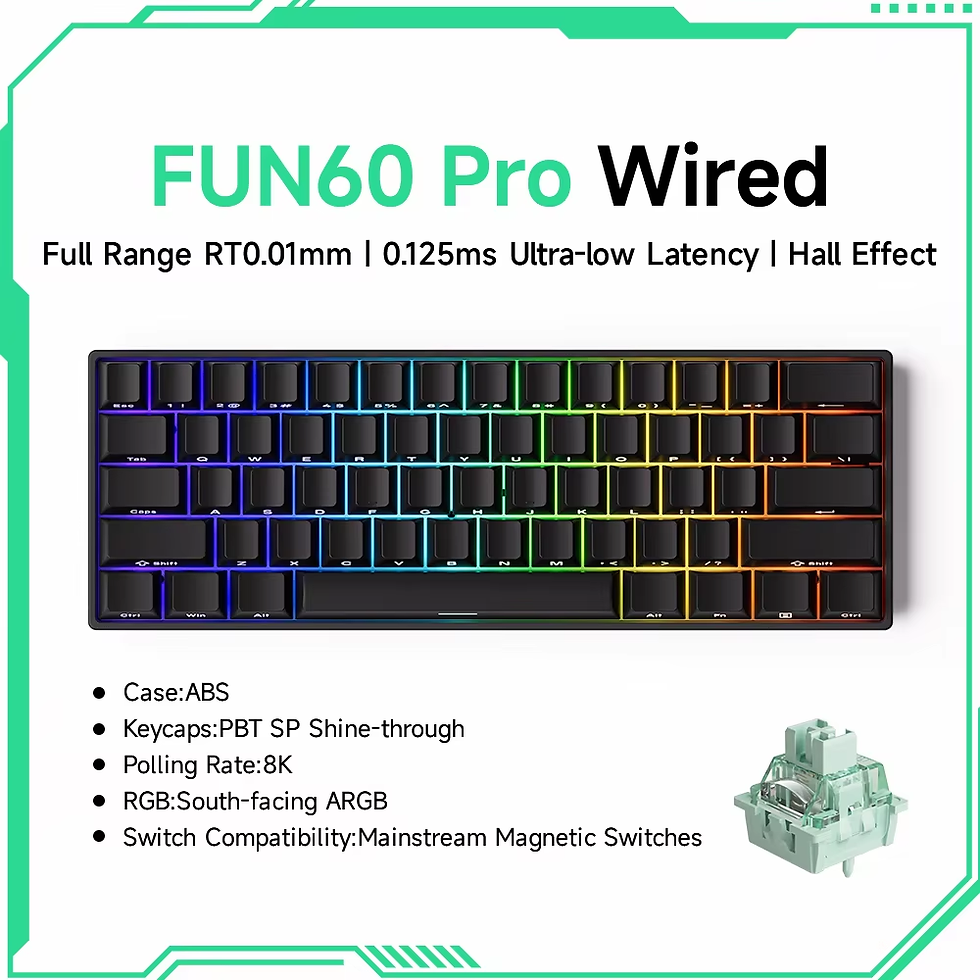 Miniature : Akko MonsGeek FUN60 PRO HE 60% Machanical Keyboard Magnetic Switch Rapid Trigger