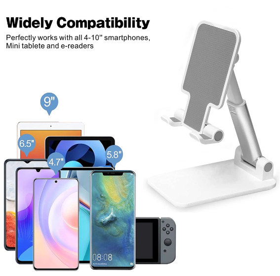 縮圖：Suporte Para Celular e Tablet Dobrável Portátil Ajustável Apoio Mesa