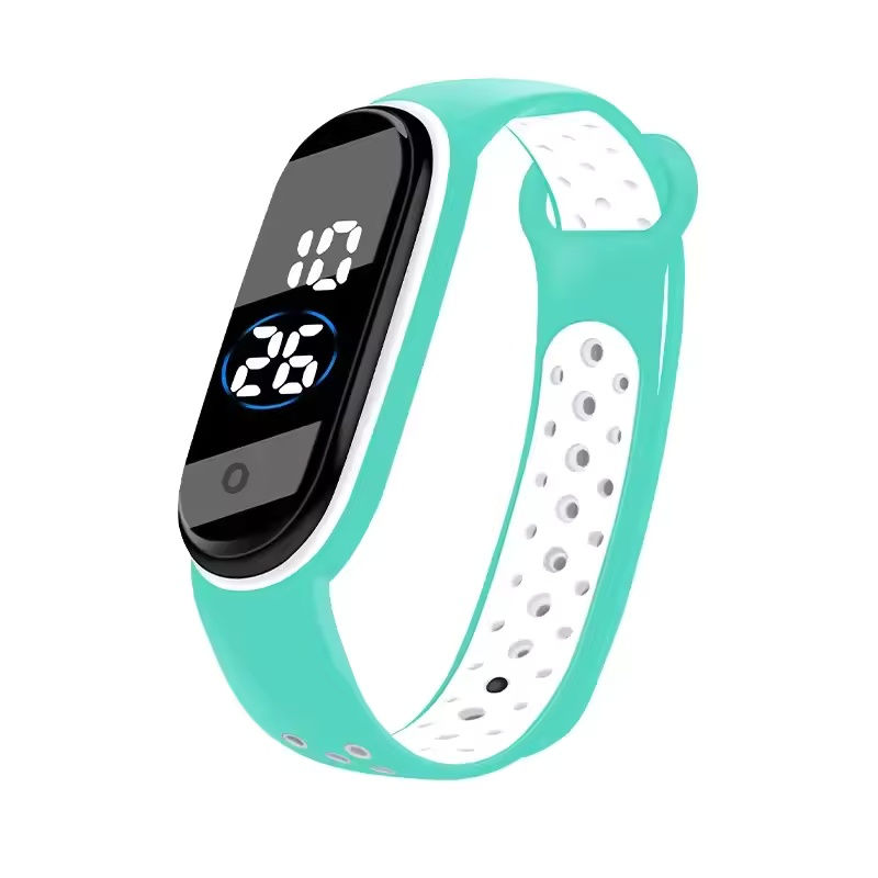 縮圖：Waterproof Kids Sports Watch Children Smart Touch Screen LED Digital Watch Two T