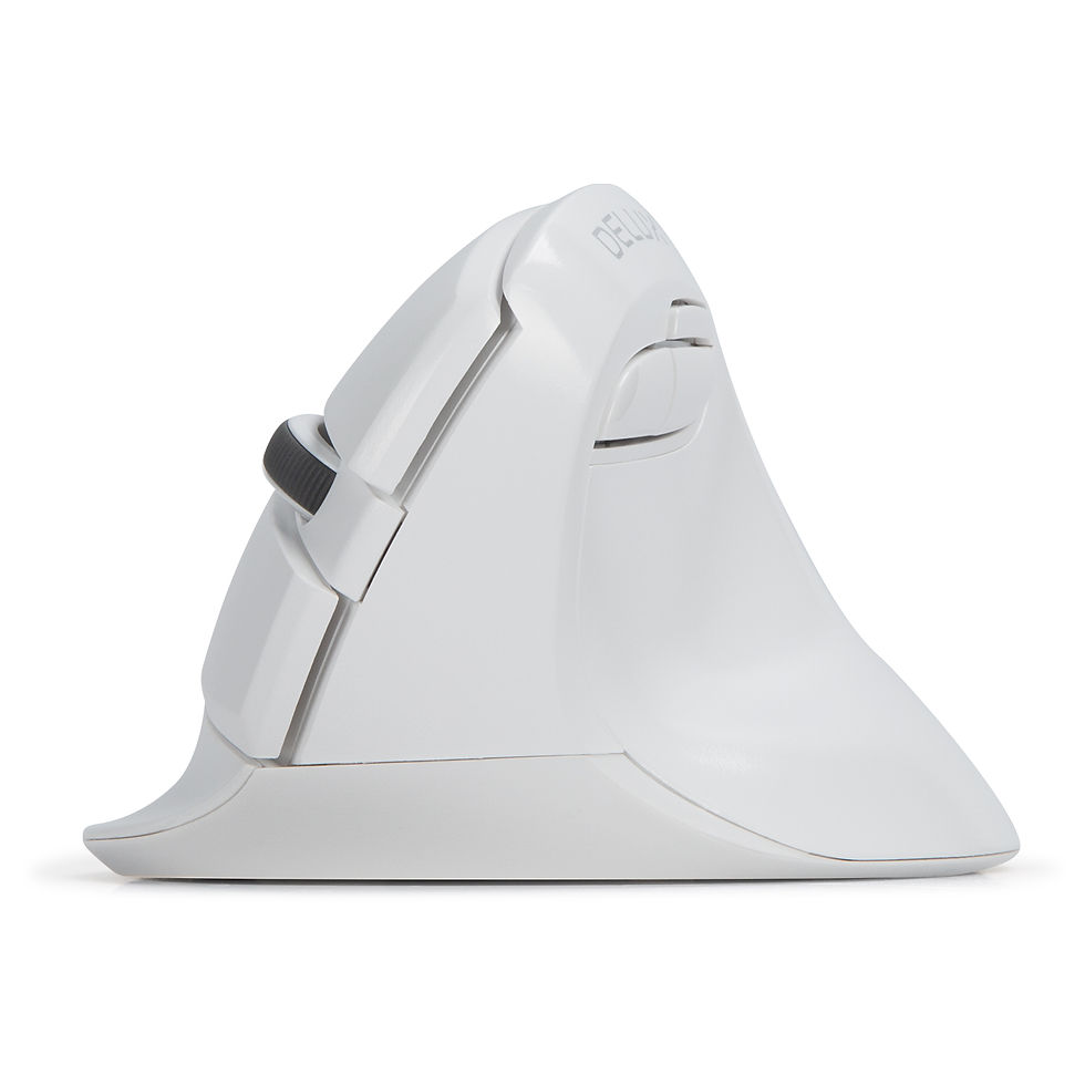 縮圖：Delux M618XSD Wireless Ergonomic Vertical Mouse with OLED Screen RGB 1K Report R