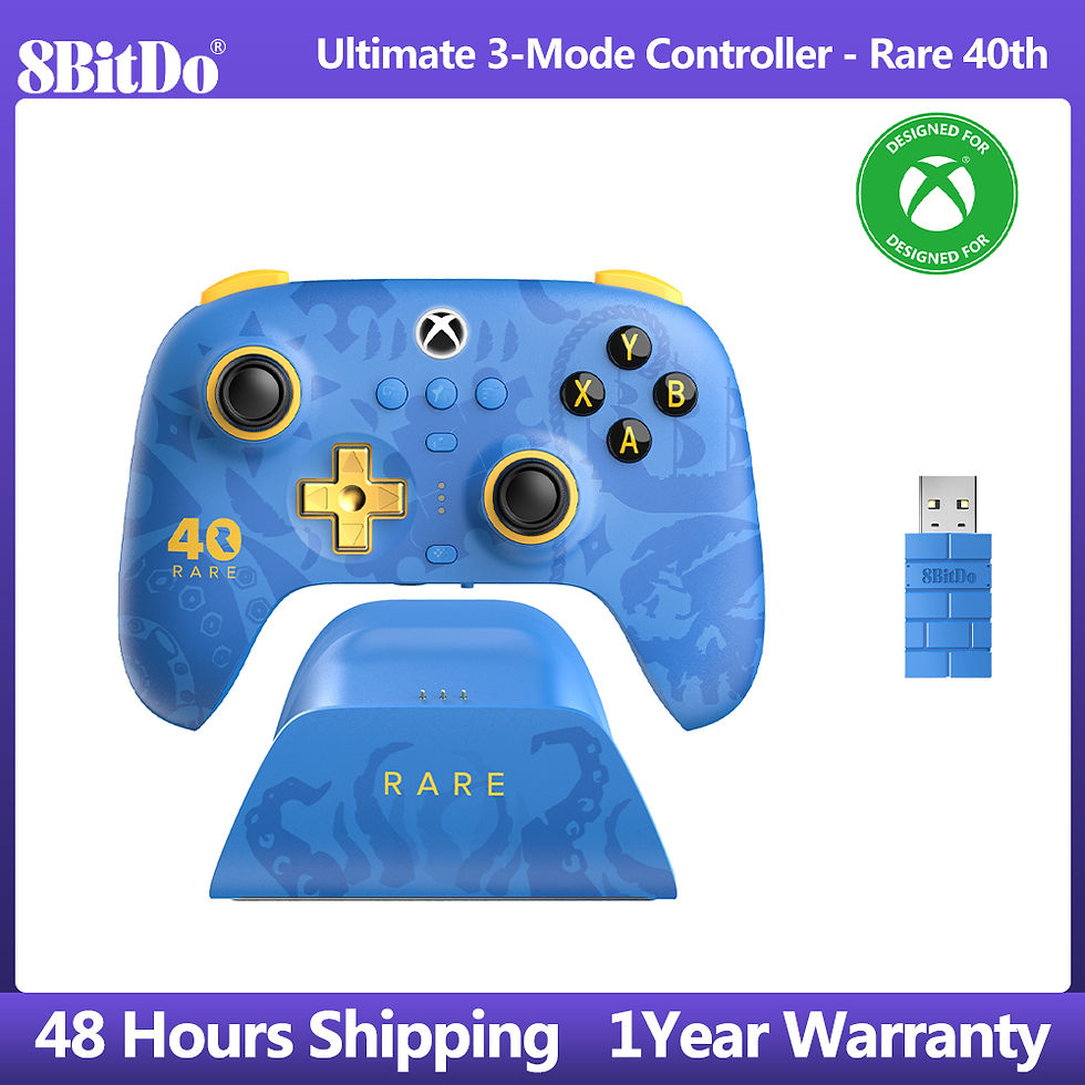 サムネイル： 8BitDo Ultimate 3-mode Rare 40th Anniversary Edition Controller with Pro Back Bu