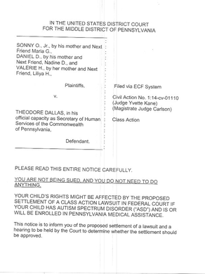 Upcoming Hearing on Purposed Settlement of Class Action Lawsuit