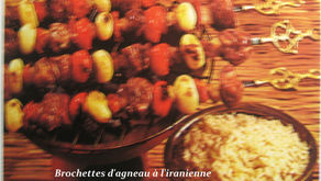 Brochettes d'agneau à l'iranienne