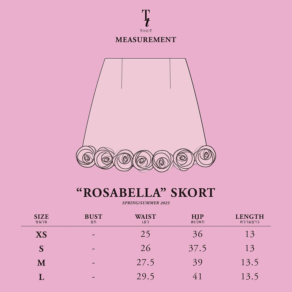 Thumbnail: MINI ROSELIN YELLOW SKORT - MINI ROSES HAND-CRAFT AROUND HEM SKORT