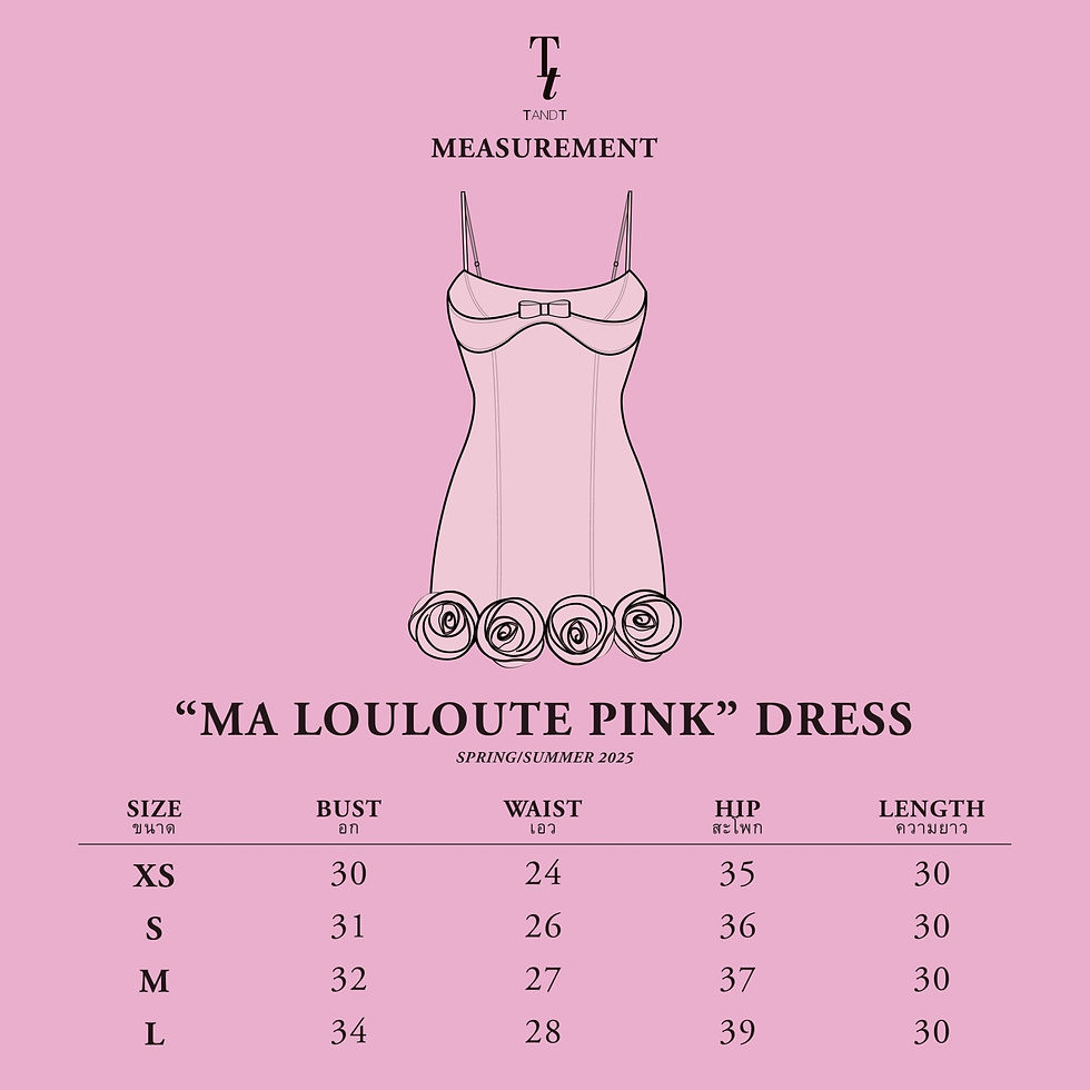 Thumbnail: MA LOULOUTE PINK DRESS - BUSTIER SPAGHETTI STRAPS ROSES HAND-CRAFTED ARO