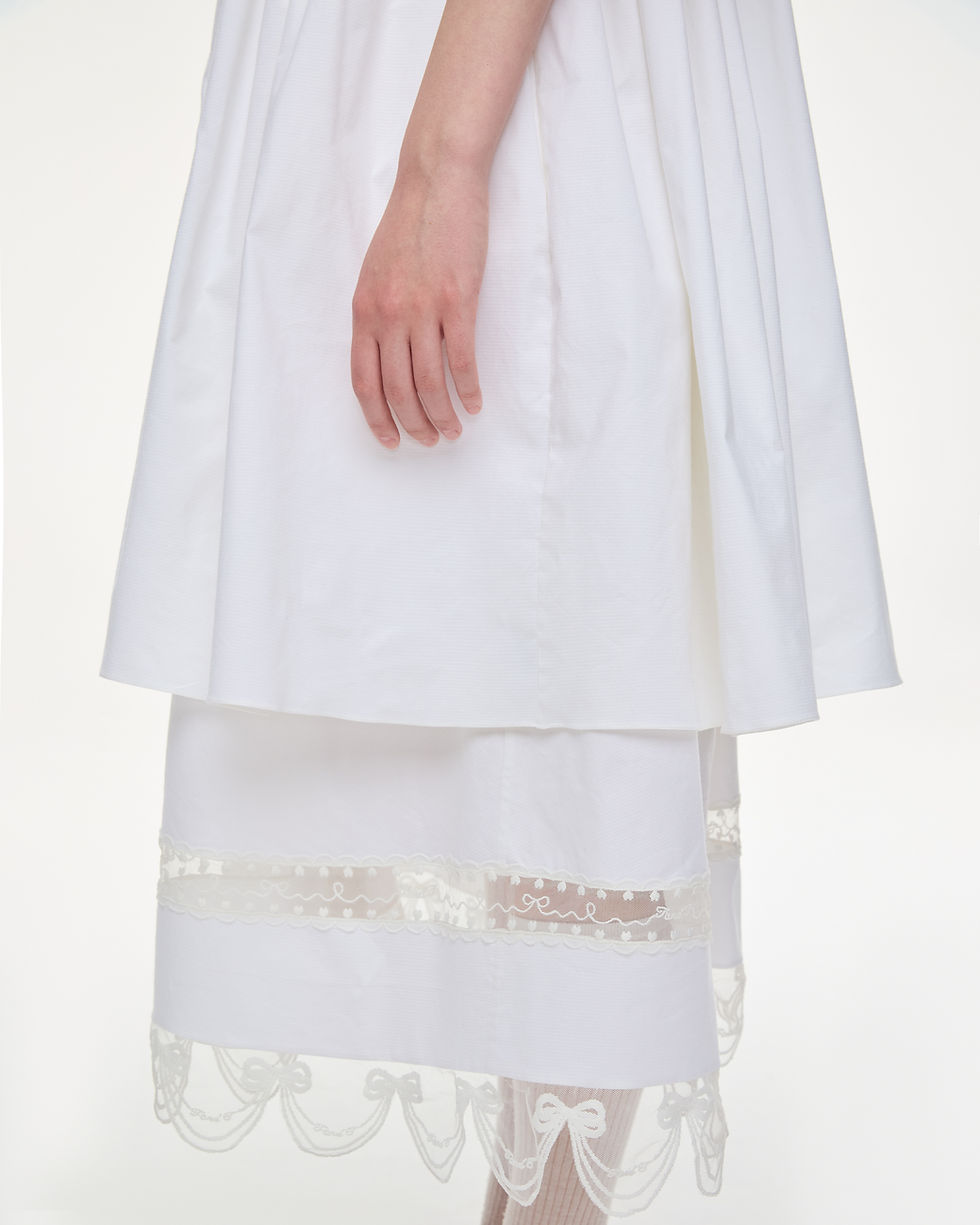 Thumbnail: BELLYBELL DRESS - FRONT BUTTON CLOSURE PUFF SLEEVES MAXI DRESS