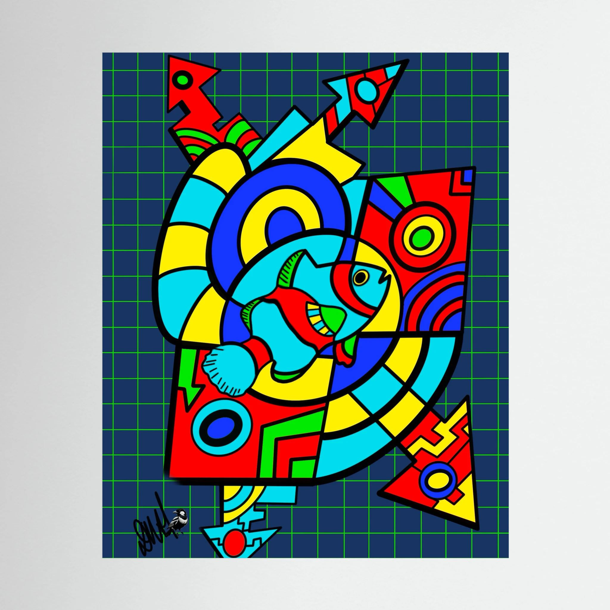 Digital art. Print.