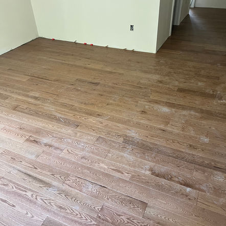Mercier engineered hardwood glue down install