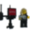Sophie lego model with focus puller and monitor