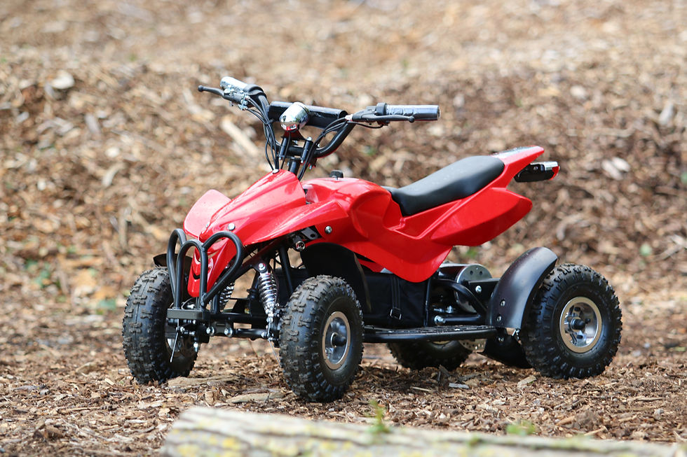 Red Quad Bike