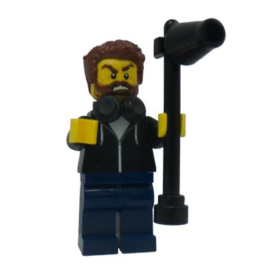 Nathan Lego model with Microphone and boompole