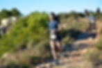 Personne qui court lors du trail de Gruissan 50km