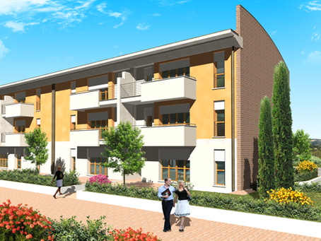 EDIFICIO PER TRENTA ALLOGGI IN BIOARCHITETTURA IN LOCALITA' BELLOCCHI - FANO (PU)