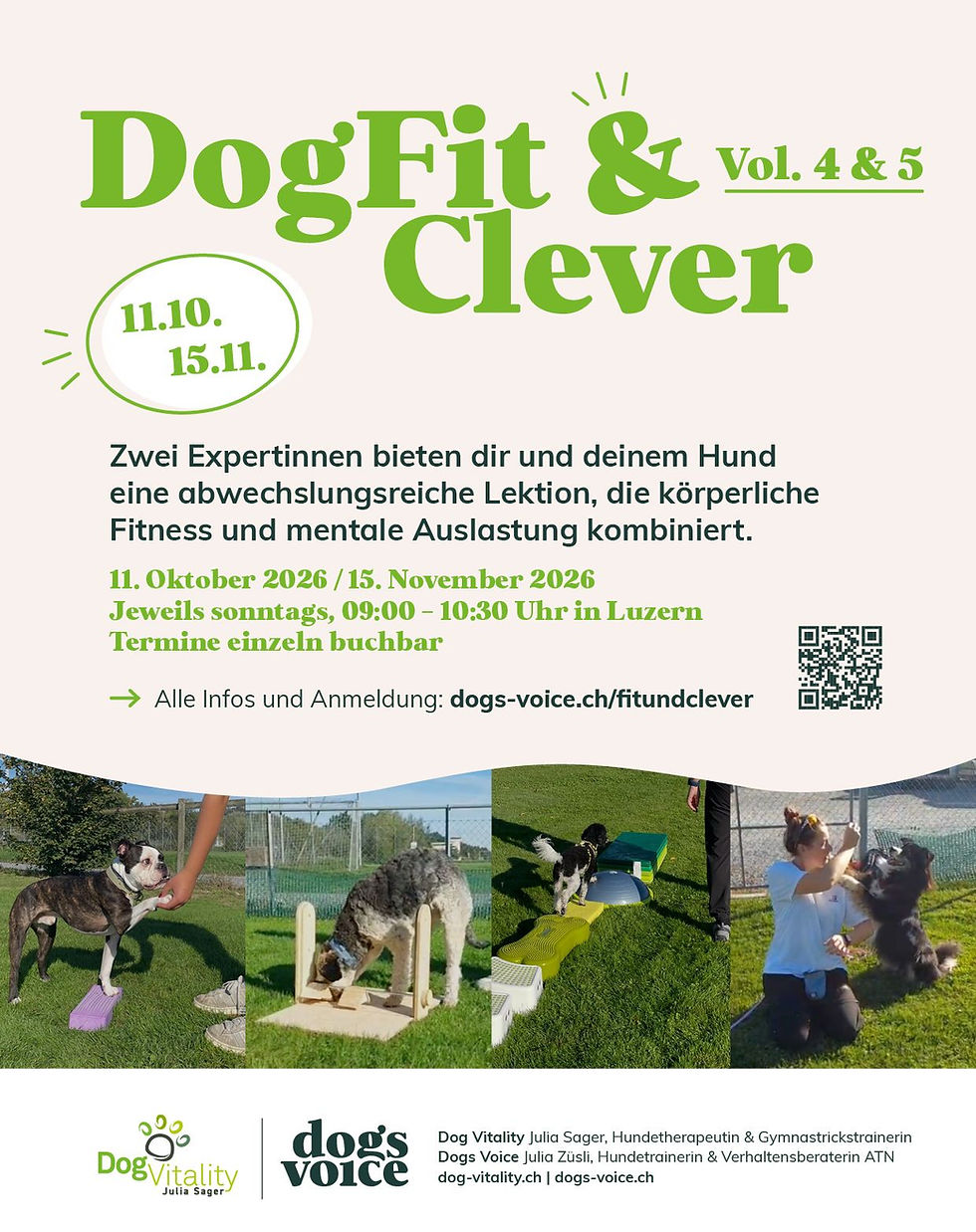 Zwei weitere Termine DogFit&Clever