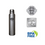 Thumbnail: Cello Prisma Stainless Steel Fridge Water Bottle 1 Liter Silver