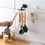Thumbnail: 1pc 360 Degree Wall-Mounted Folding Rotary Storage Hooks