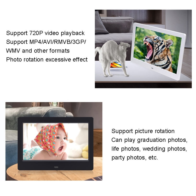 Thumbnail: DPF-706 7 inch Digital Photo Frame LED Wall Mounted Advertising Machine