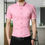 Thumbnail: Men Business Shirt Short Sleeves Turn-down Collar Shirt