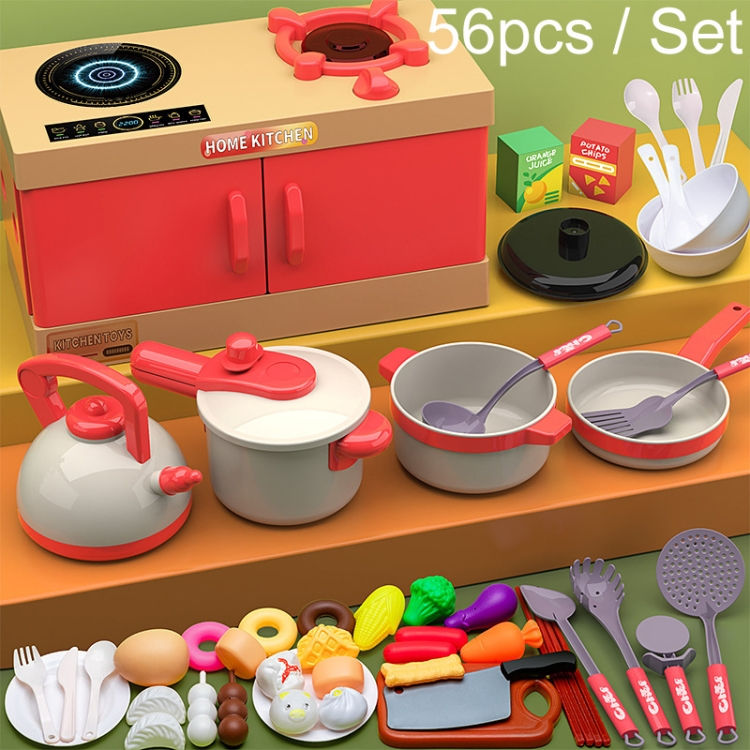 Thumbnail: Children Simulation Kitchen Cooking Toys Pretend Play Educational Toys Set