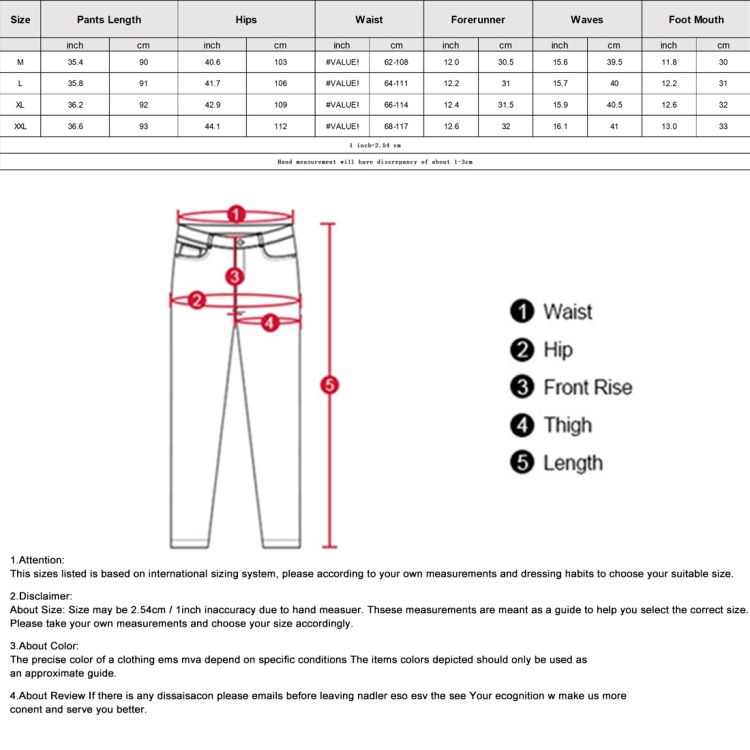Thumbnail: Women Slim Plus Size Pants Loose Wide Leg Jeans