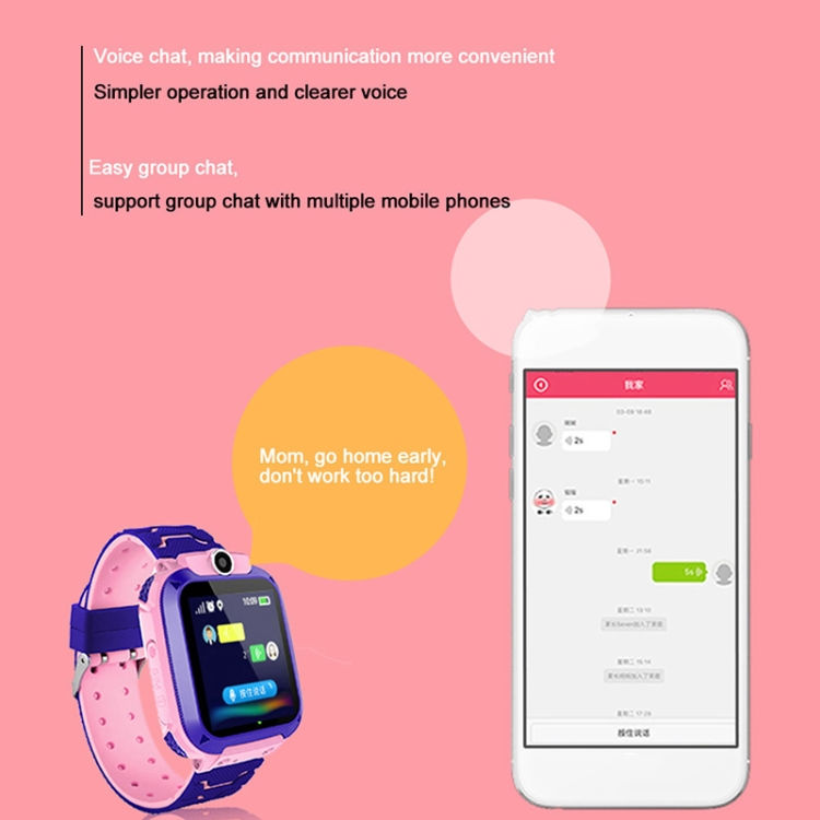 Thumbnail: Q12 1.44 inch Color Screen Smartwatch for Children
