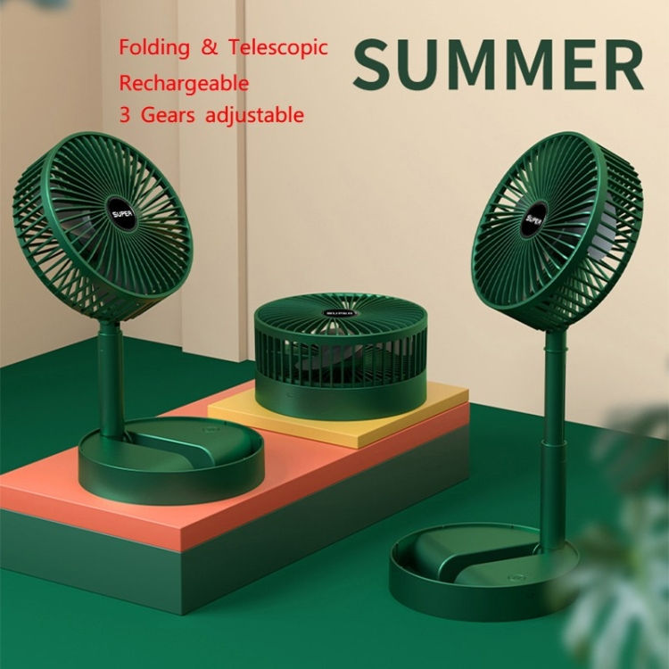 Thumbnail: Portable Folding Fan  Retractable Floor Standing Fan,Style: