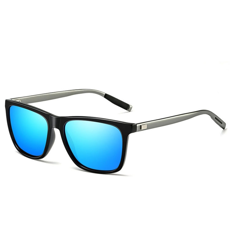 Thumbnail: Men Retro Fashion Aluminum Magnesium Frame UV400 Polarized Sunglasses