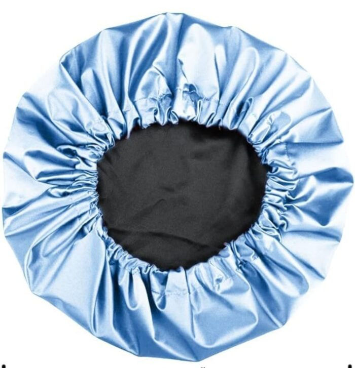 Thumbnail: Satin Silk Bonnet For Hair With 3 Premium Scrunchies