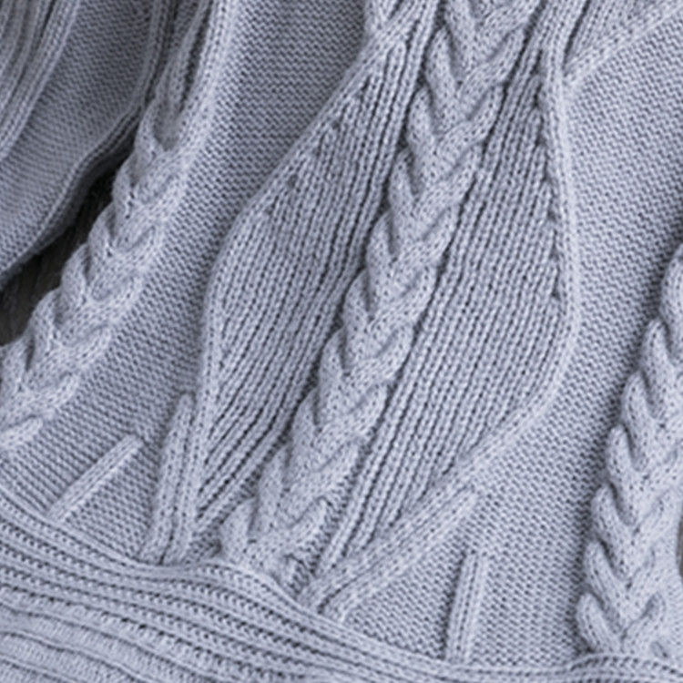 Thumbnail: Winter Girls Knit Long Sleeve Sweater Organza Dress Evening Dress