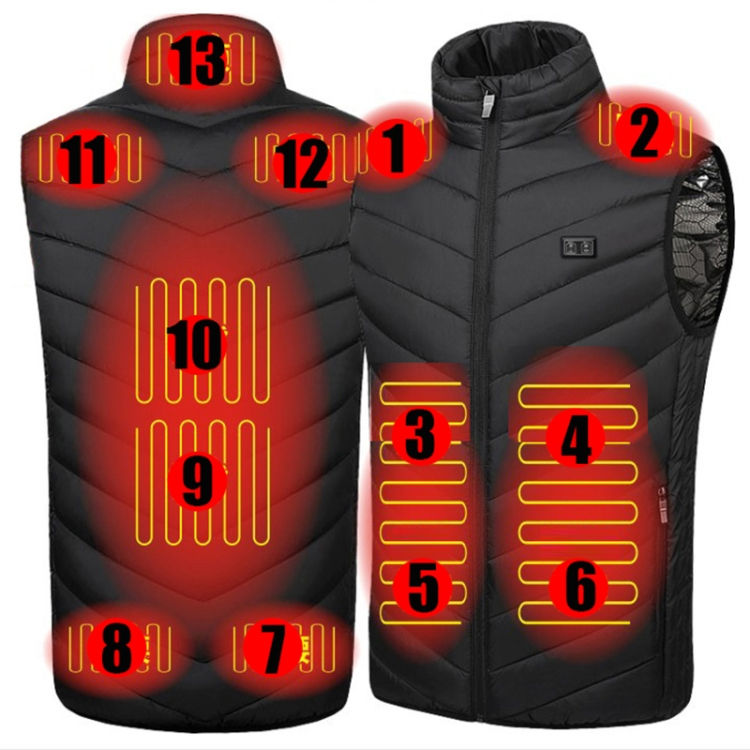 Thumbnail: USB Electric Heating Undershirt Intelligent Warm Vest