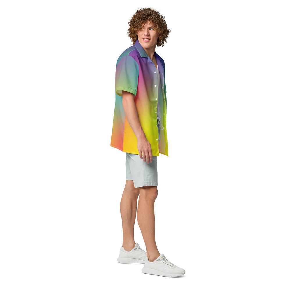 Thumbnail: Colorful Unisex button shirt