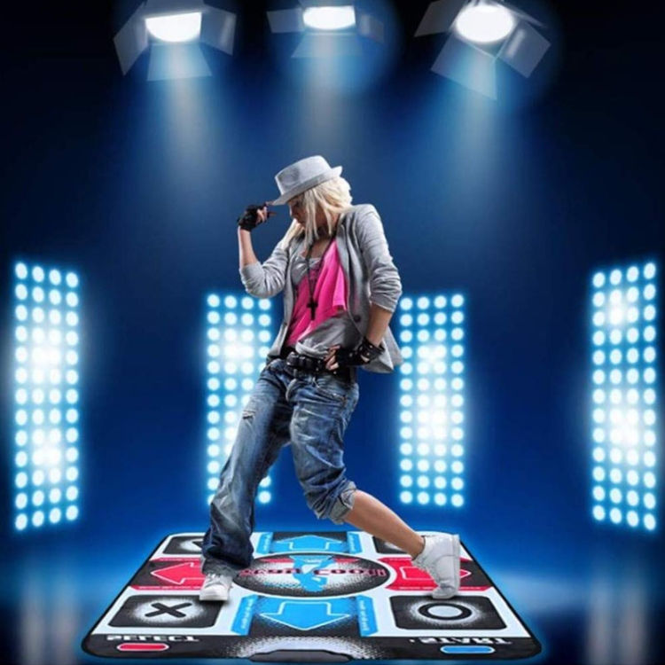 Thumbnail: USB Wired Dancing Mat Electronic Music Game Pad Toy To PC