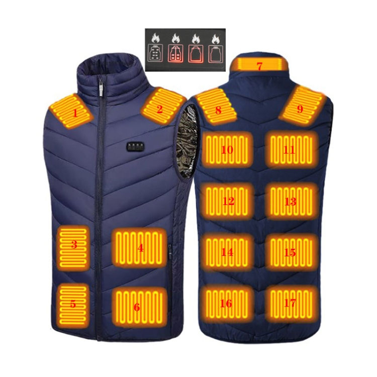Thumbnail: USB Electric Heating Undershirt Intelligent Warm Vest